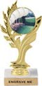 Golden Leaf Color Insert Trophy