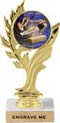 Golden Leaf Color Insert Trophy