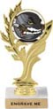 Golden Leaf Color Insert Trophy