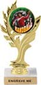 Golden Leaf Color Insert Trophy