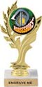 Golden Leaf Color Insert Trophy
