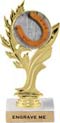 Golden Leaf Color Insert Trophy
