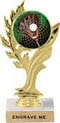 Golden Leaf Color Insert Trophy
