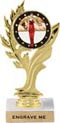 Golden Leaf Color Insert Trophy