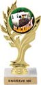 Golden Leaf Color Insert Trophy