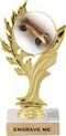 Golden Leaf Color Insert Trophy
