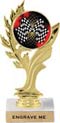 7 inch Golden Leaf Color Insert Trophy