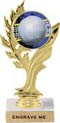 Golden Leaf Color Insert Trophy