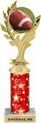 Golden Leaf Color Insert Trophy w/ Column