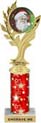Golden Leaf Color Insert Trophy w/ Column
