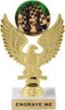 7 inch Eagle Color Insert Trophy