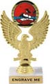 7 inch Eagle Color Insert Trophy
