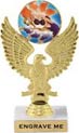 7 inch Eagle Color Insert Trophy
