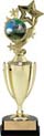 Gold Plastic Cup with Insert Holder Figurine