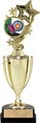 Gold Plastic Cup with Insert Holder Figurine