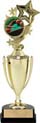 Gold Plastic Cup with Insert Holder Figurine