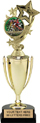 Gold Plastic Cup with Insert Holder Figurine