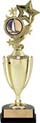 Gold Plastic Cup with Insert Holder Figurine