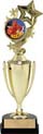 Gold Plastic Cup with Insert Holder Figurine