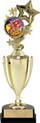 Gold Plastic Cup with Insert Holder Figurine