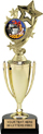Gold Plastic Cup with Insert Holder Figurine