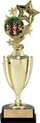 Gold Plastic Cup with Insert Holder Figurine