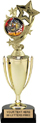Gold Plastic Cup with Insert Holder Figurine