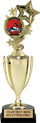 12 inch Gold Plastic Cup with Insert Holder Figurine