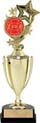 Gold Plastic Cup with Insert Holder Figurine