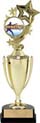 Gold Plastic Cup with Insert Holder Figurine
