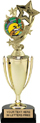 Gold Plastic Cup with Insert Holder Figurine