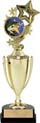 Gold Plastic Cup with Insert Holder Figurine