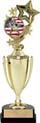 Gold Plastic Cup with Insert Holder Figurine