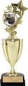 Gold Plastic Cup with Insert Holder Figurine