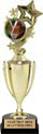 Gold Plastic Cup with Insert Holder Figurine