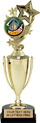 Gold Plastic Cup with Insert Holder Figurine