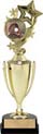 Gold Plastic Cup with Insert Holder Figurine
