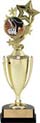 Gold Plastic Cup with Insert Holder Figurine
