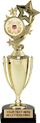 Gold Plastic Cup with Insert Holder Figurine
