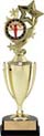 Gold Plastic Cup with Insert Holder Figurine