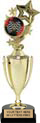Gold Plastic Cup with Insert Holder Figurine
