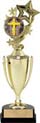 Gold Plastic Cup with Insert Holder Figurine