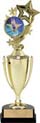 Gold Plastic Cup with Insert Holder Figurine