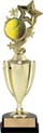 Gold Plastic Cup with Insert Holder Figurine