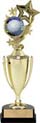Gold Plastic Cup with Insert Holder Figurine