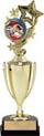 Gold Plastic Cup with Insert Holder Figurine