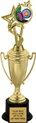 13 inch Gold Plastic Cup with Insert Holder