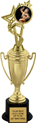 13 inch Gold Plastic Cup with Insert Holder