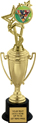 13 inch Gold Plastic Cup with Insert Holder