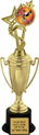 13 inch Gold Plastic Cup with Insert Holder